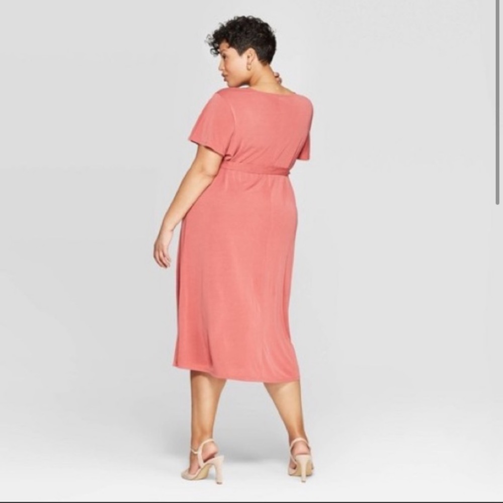 Sale! ✨ Ava & Viv Dusty Rose Pink Casual Sheath Dress